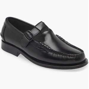 Hereu Alber T-Strap Loafer in Black